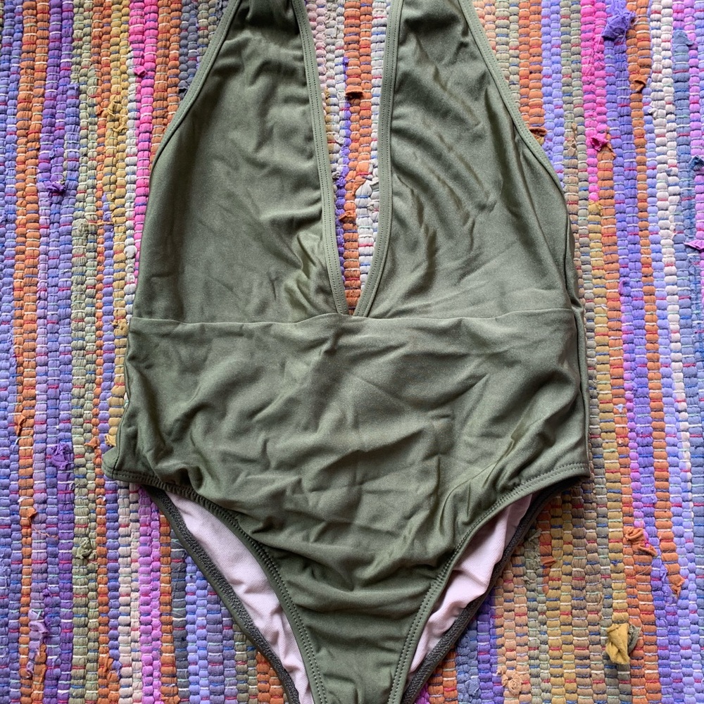 Brand-new Green One-Piece Swimsuit